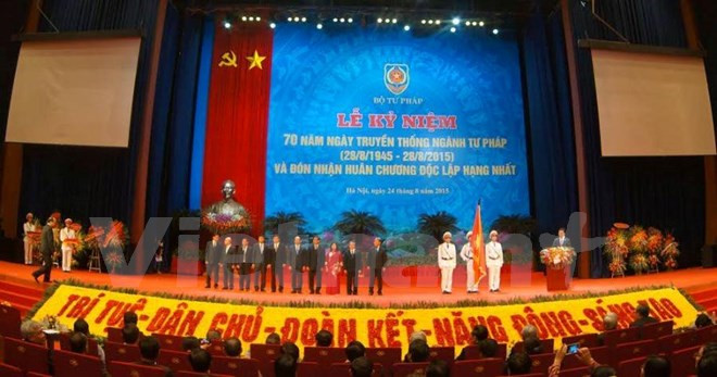 Justice Ministry awarded with Order of Independence ảnh 1