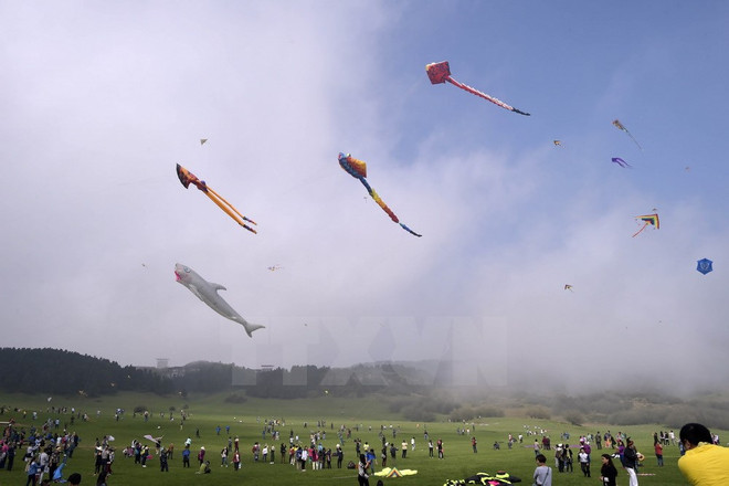 Flute kites: a centuries-old game for all ages ảnh 1