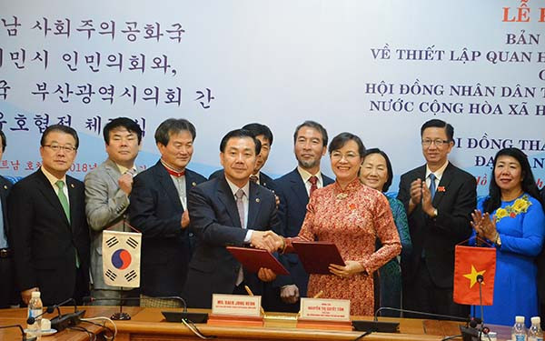 HCM City, Busan establish cooperative ties ảnh 1