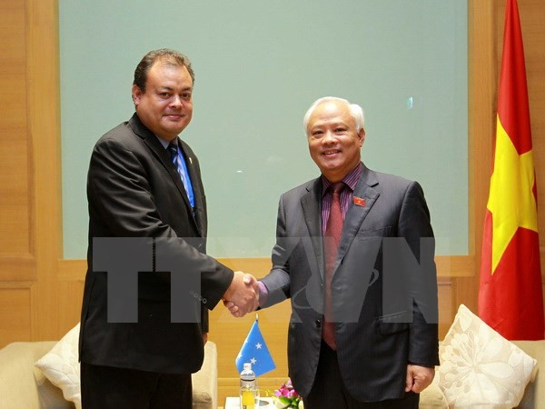 APPF-26: Vietnam, Micronesia promote parliamentary exchanges ảnh 1 APPF-26: Vietnam, Micronesia promote parliamentary exchanges ảnh 1