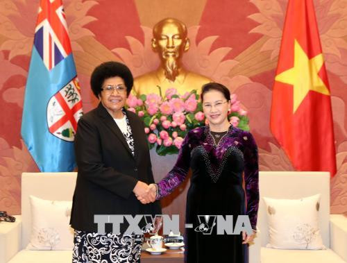 NA Chairwoman welcomes Fijian counterpart ảnh 1 NA Chairwoman welcomes Fijian counterpart ảnh 1