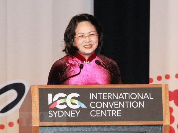 Vice President Thinh addresses Global Summit of Women’s opening ceremony ảnh 1 Vice President Thinh addresses Global Summit of Women’s opening ceremony ảnh 1