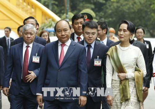 Myanmar State Counsellor concludes Vietnam visit ảnh 1