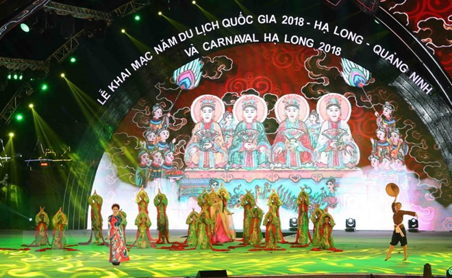NA leader attends opening ceremony of 2018 National Tourism Year ảnh 1