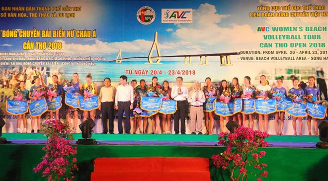 Asian Women’s Beach Volleyball Championship kicks off ảnh 1 Asian Women’s Beach Volleyball Championship kicks off ảnh 1