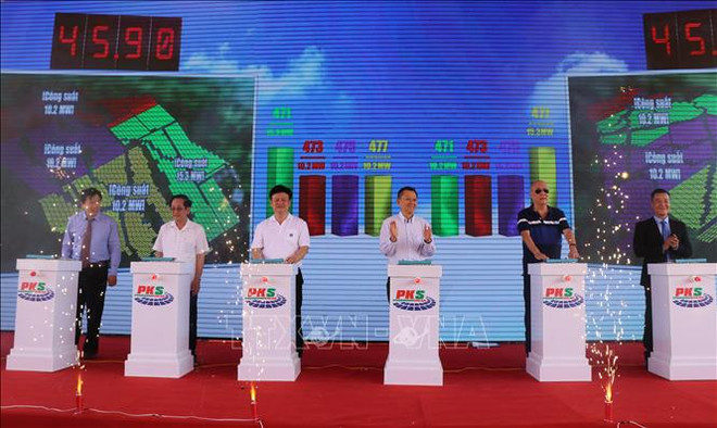 Phu Yen inaugurates two solar power plants ảnh 1 Phu Yen inaugurates two solar power plants ảnh 1