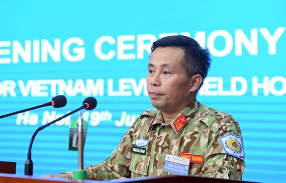 Training launched for staff of military level-2 field hospital No.2 ảnh 1