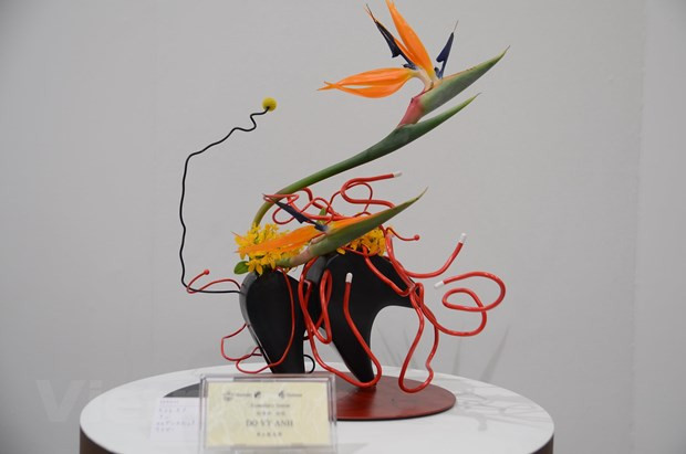 Vietnam attends Ikebana exhibition in Japan for first time ảnh 2