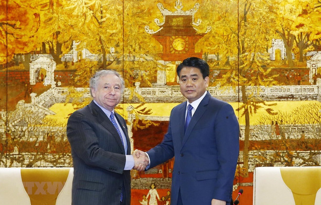 Hanoi leader thanks FIA President for helping with F1 race ảnh 1