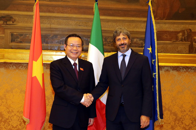 NA Vice Chairman meets with leaders of Italy’s lower house ảnh 1
