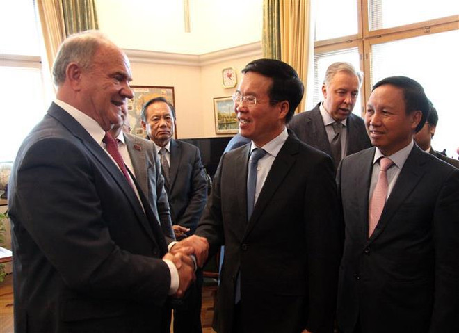 Party official joins working sessions with Russia’s political parties ảnh 1