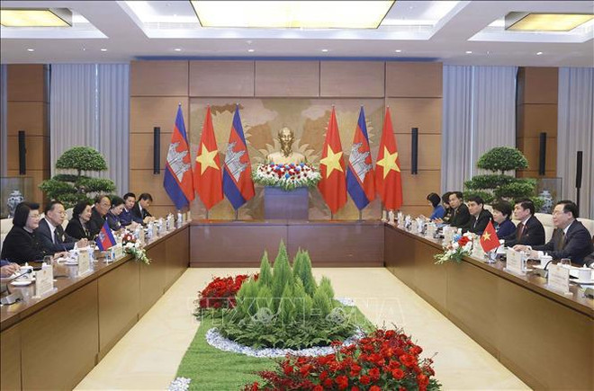 Cambodian NA President’s visit enhances Vietnam-Cambodia relations ảnh 1 Cambodian NA President’s visit enhances Vietnam-Cambodia relations ảnh 1