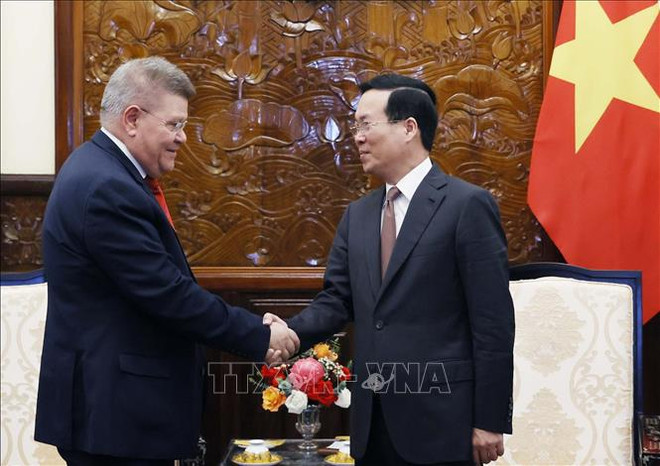 President hosts General Secretary of World Federation of Trade Unions ảnh 1