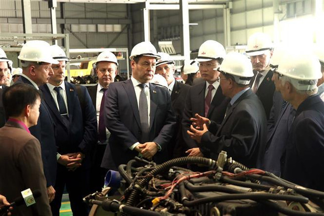 Belarusian Prime Minister visits Hung Yen ảnh 1 Belarusian Prime Minister visits Hung Yen ảnh 1