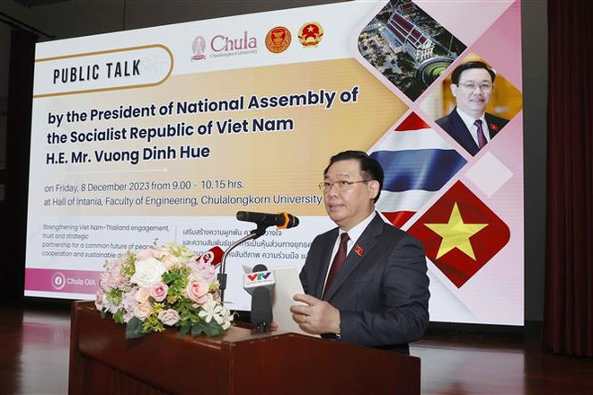 NA Chairman delivers keynote speech at Thailand’s Chulalongkorn University ảnh 2