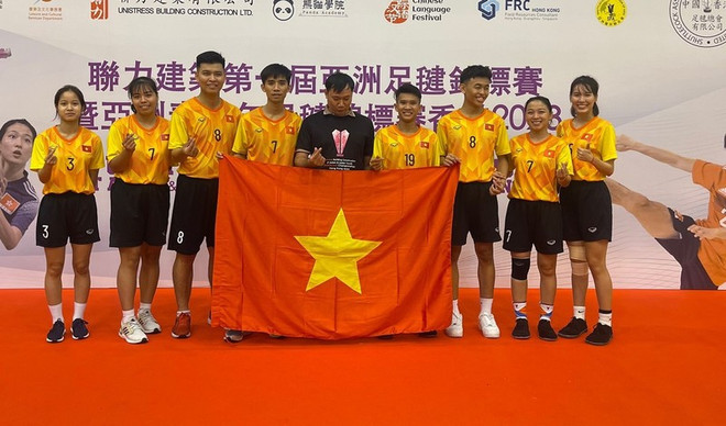 Vietnam win 6 golds at 1st Asian & Asian Youth Shuttlecock Championships ảnh 1 Vietnam win 6 golds at 1st Asian & Asian Youth Shuttlecock Championships ảnh 1
