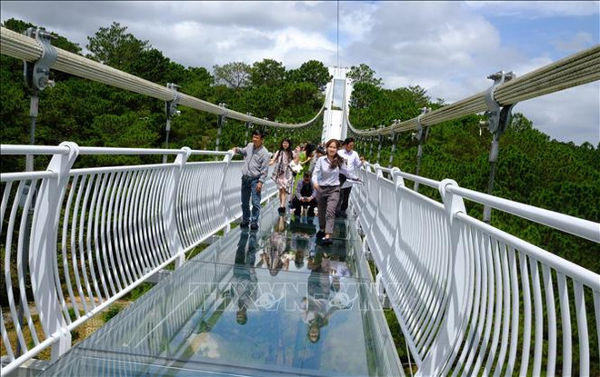 First Da Lat glass bridge opens ảnh 1