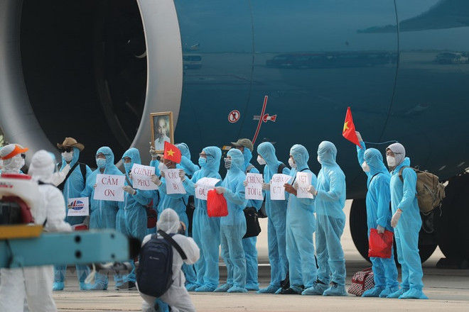 Vietnam Airlines and “special flight” bringing Vietnamese home ảnh 1 Vietnam Airlines and “special flight” bringing Vietnamese home ảnh 1