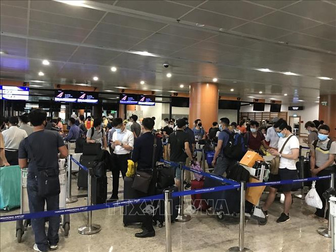 Nearly 240 Vietnamese nationals repatriated from Myanmar ảnh 1 Nearly 240 Vietnamese nationals repatriated from Myanmar ảnh 1