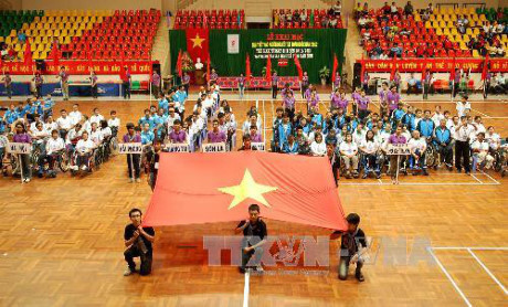Over 1,000 athletes, coaches competes in 18th National Para Games ảnh 1 Over 1,000 athletes, coaches competes in 18th National Para Games ảnh 1