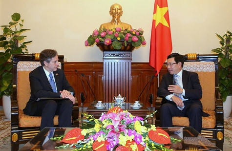 Vietnam FM, US Deputy Secretary of State discuss bilateral ties ảnh 1 Vietnam FM, US Deputy Secretary of State discuss bilateral ties ảnh 1