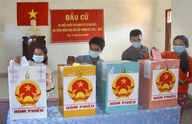 Early elections held in remote areas of Binh Dinh province ảnh 1 Early elections held in remote areas of Binh Dinh province ảnh 1