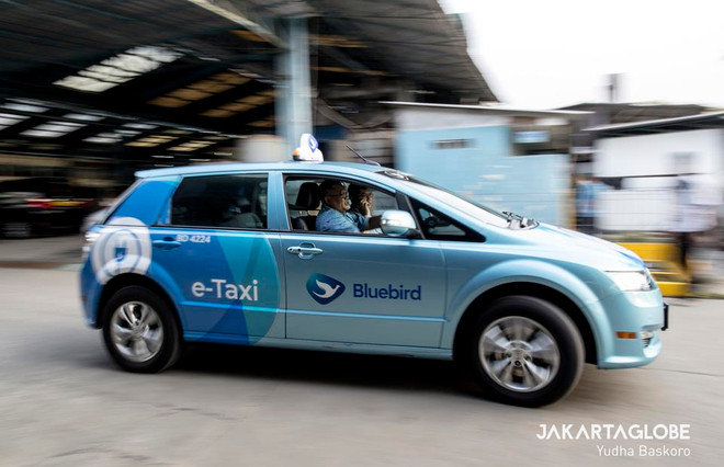 Indonesia’s largest taxi operator launches electric cars ảnh 1 Indonesia’s largest taxi operator launches electric cars ảnh 1
