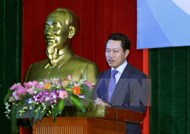 Lao foreign minister visits Diplomatic Academy of Vietnam ảnh 1