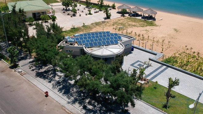 Solar power to light up Tuy Hoa walking street ảnh 1 Solar power to light up Tuy Hoa walking street ảnh 1