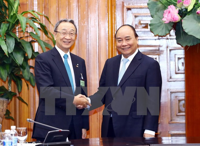 Prime Minister meets representatives of Japan Business Federation ảnh 1 Prime Minister meets representatives of Japan Business Federation ảnh 1