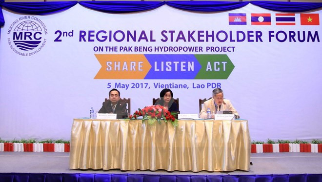 MRC member states discuss Laos’ Pak Beng hydropower plant ảnh 1