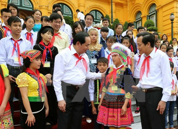 Child care, education, protection – strategic tasks: President ảnh 1