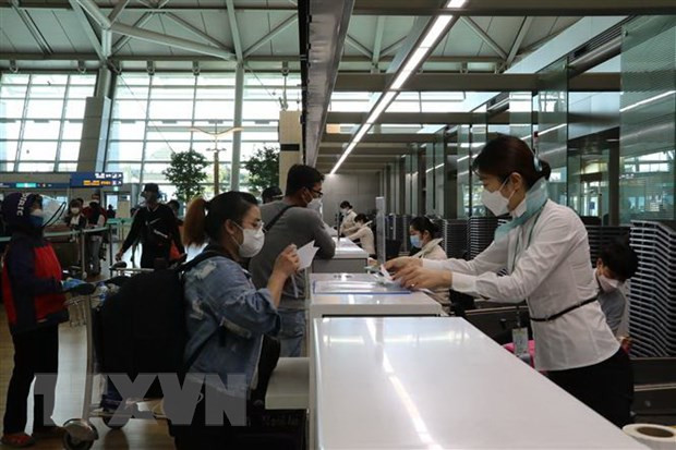Vietnamese citizens return home from RoK ảnh 1