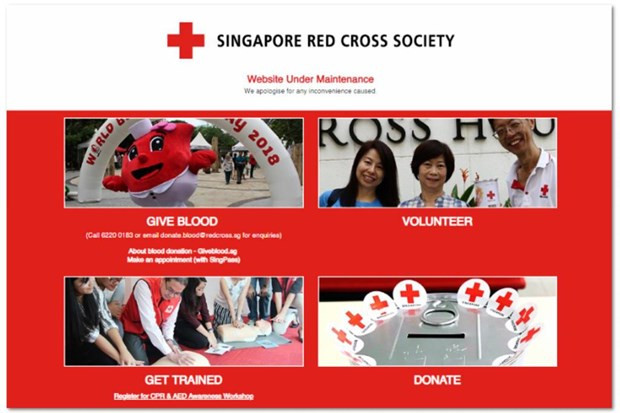 Singapore Red Cross website hacked, details of 4,000 blood donors leaked ảnh 1 Singapore Red Cross website hacked, details of 4,000 blood donors leaked ảnh 1