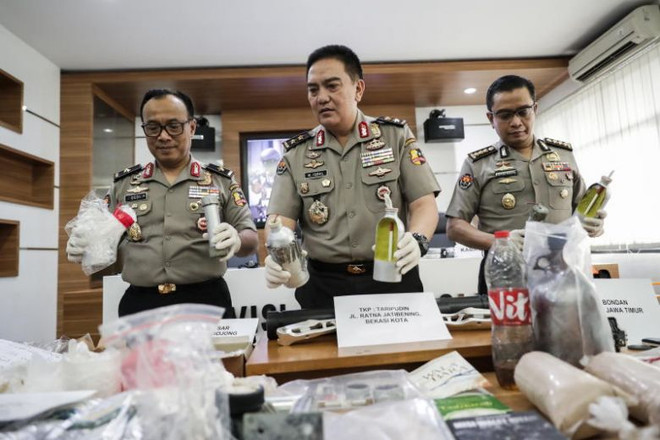Indonesia arrests dozens of terror suspects ahead of poll results ảnh 1 Indonesia arrests dozens of terror suspects ahead of poll results ảnh 1
