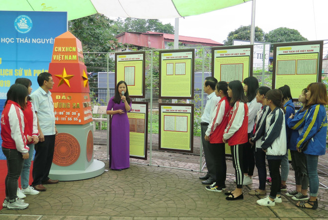 Exhibition on Hoang Sa, Truong Sa archipelagos opens in Thai Nguyen ảnh 1 Exhibition on Hoang Sa, Truong Sa archipelagos opens in Thai Nguyen ảnh 1