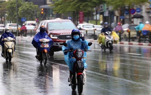 Cold spell brings rains to northern, north central Vietnam ảnh 1