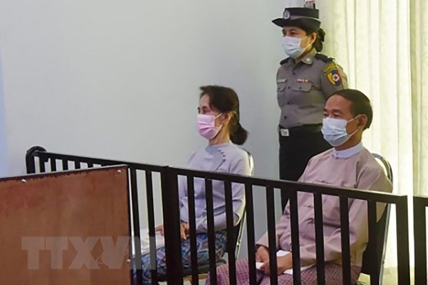 Myanmar court sentences Aung San Suu Kyi to four years in jail ảnh 1 Myanmar court sentences Aung San Suu Kyi to four years in jail ảnh 1