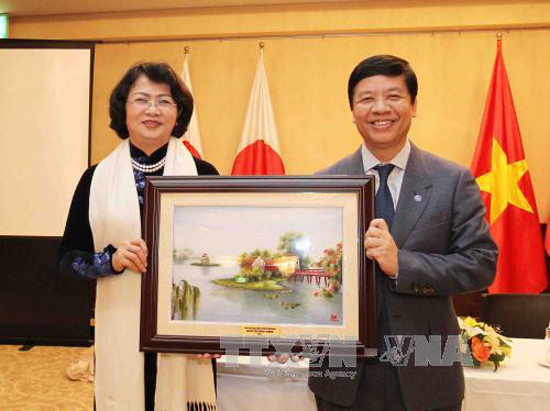 Vice President Dang Thi Ngoc Thinh begins Japan visit ảnh 1