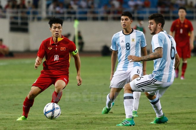 Argentina batter U22 Vietnam in Hanoi ảnh 1