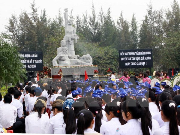 Summer Camp youths arrive in Quang Ngai ảnh 1