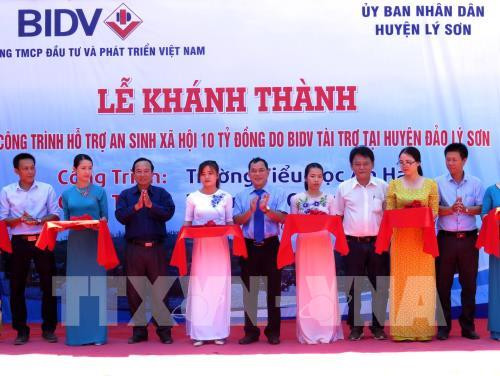 Social welfare facilities put into use on Ly Son island ảnh 1 Social welfare facilities put into use on Ly Son island ảnh 1