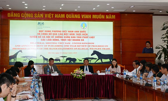 Hanoi statement to fight illegal wildlife trade under review ảnh 1