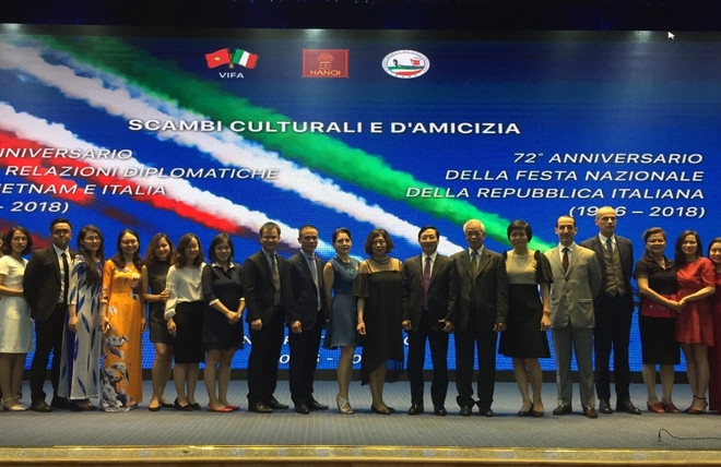 Italy’s 72nd National Day marked in Hanoi ảnh 1 Italy’s 72nd National Day marked in Hanoi ảnh 1