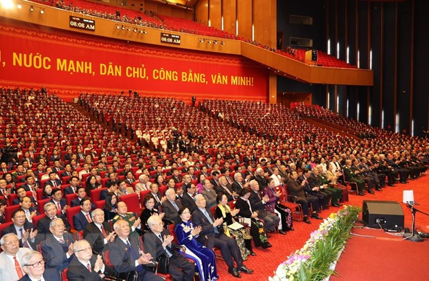 Press release on opening session of 13th National Party Congress ảnh 1 Press release on opening session of 13th National Party Congress ảnh 1