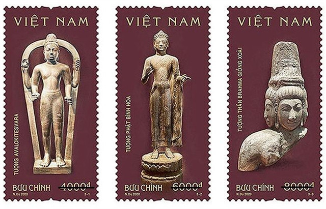 Stamps featuring ancient Oc Eo Culture issued ảnh 1 Stamps featuring ancient Oc Eo Culture issued ảnh 1
