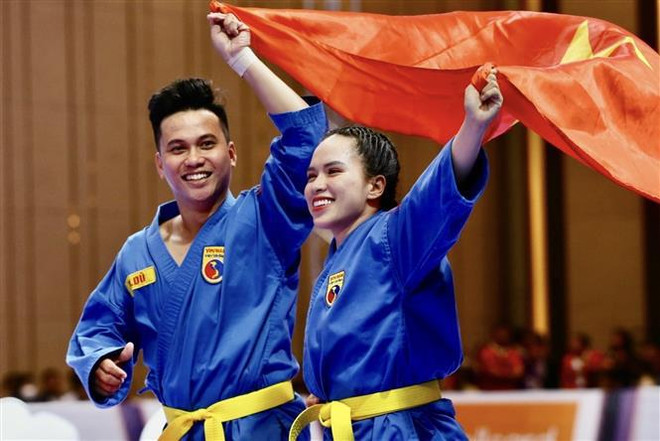 SEA Games 32: One more gold for Vietnam in Vovinam ảnh 1 SEA Games 32: One more gold for Vietnam in Vovinam ảnh 1