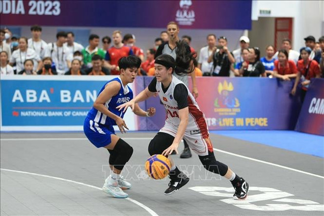SEA Games 32: Vietnam seize historic gold medal in women's basketball ảnh 1 SEA Games 32: Vietnam seize historic gold medal in women's basketball ảnh 1