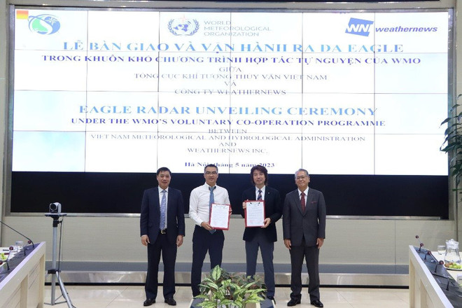 X-band radar operated to forecast rains in Hanoi ảnh 1