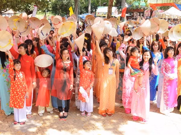 Saris, ao dai grace cross-culture catwalk ảnh 1
